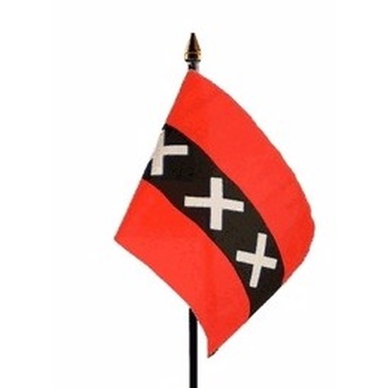 Amsterdam vlaggetje polyester