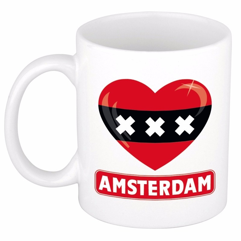 I love amsterdam mok beker 300 ml